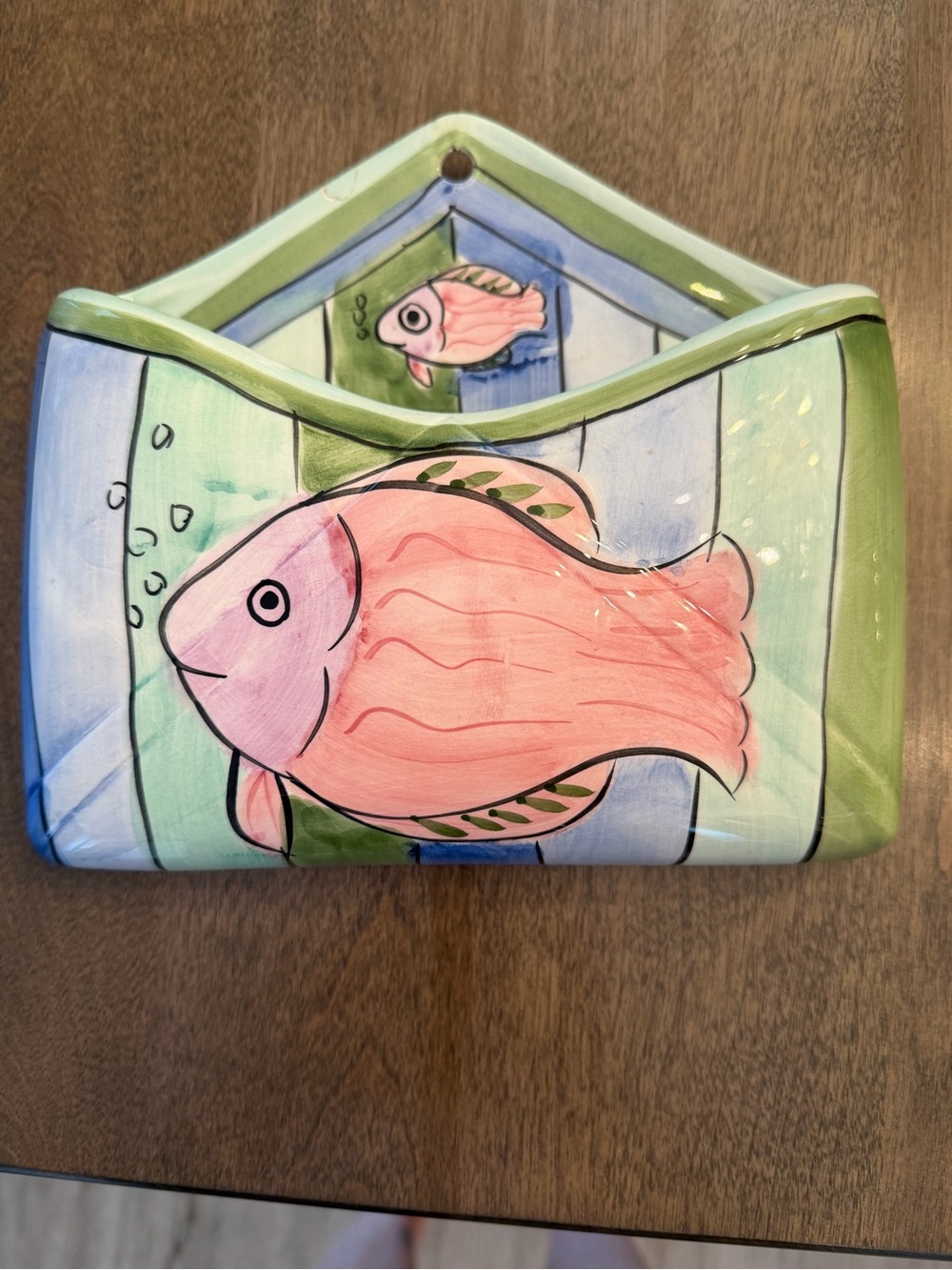 Ceramic Fish Letter Holder
